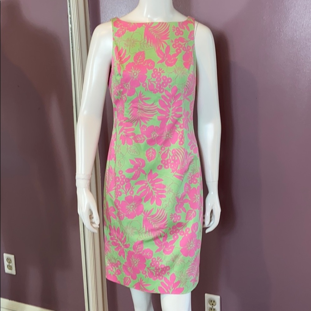 Jones New York Floral Print Midi-Dress